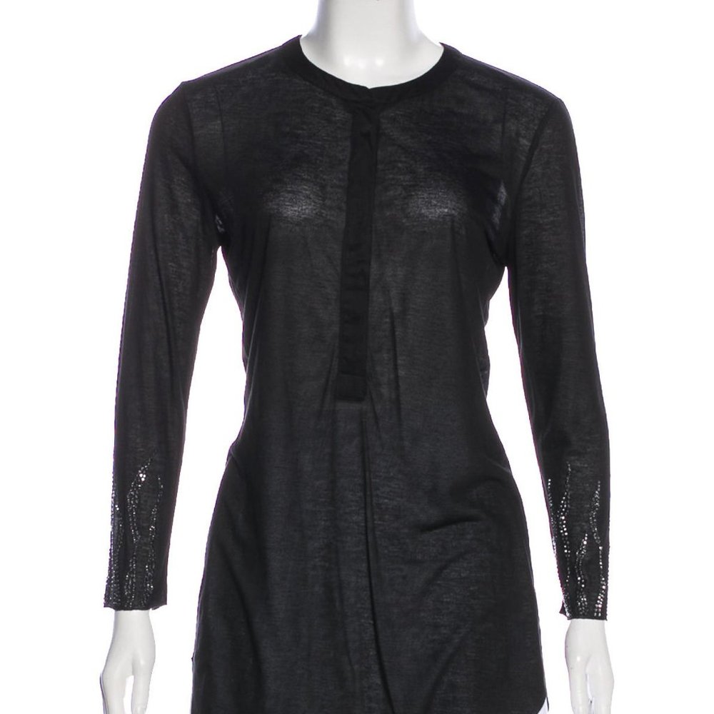 NWT THOMAS WYLDE Embellished Long Sleeve Top, M